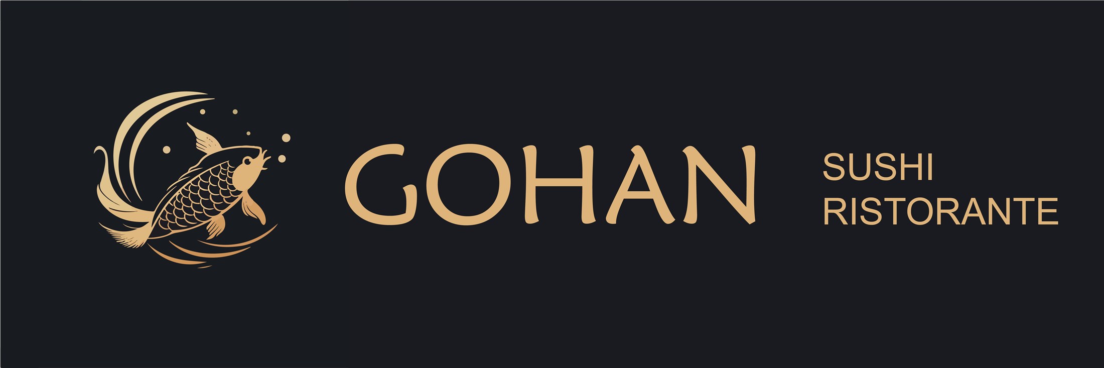 GOHAN SUSHI Logo 未入选字标方案