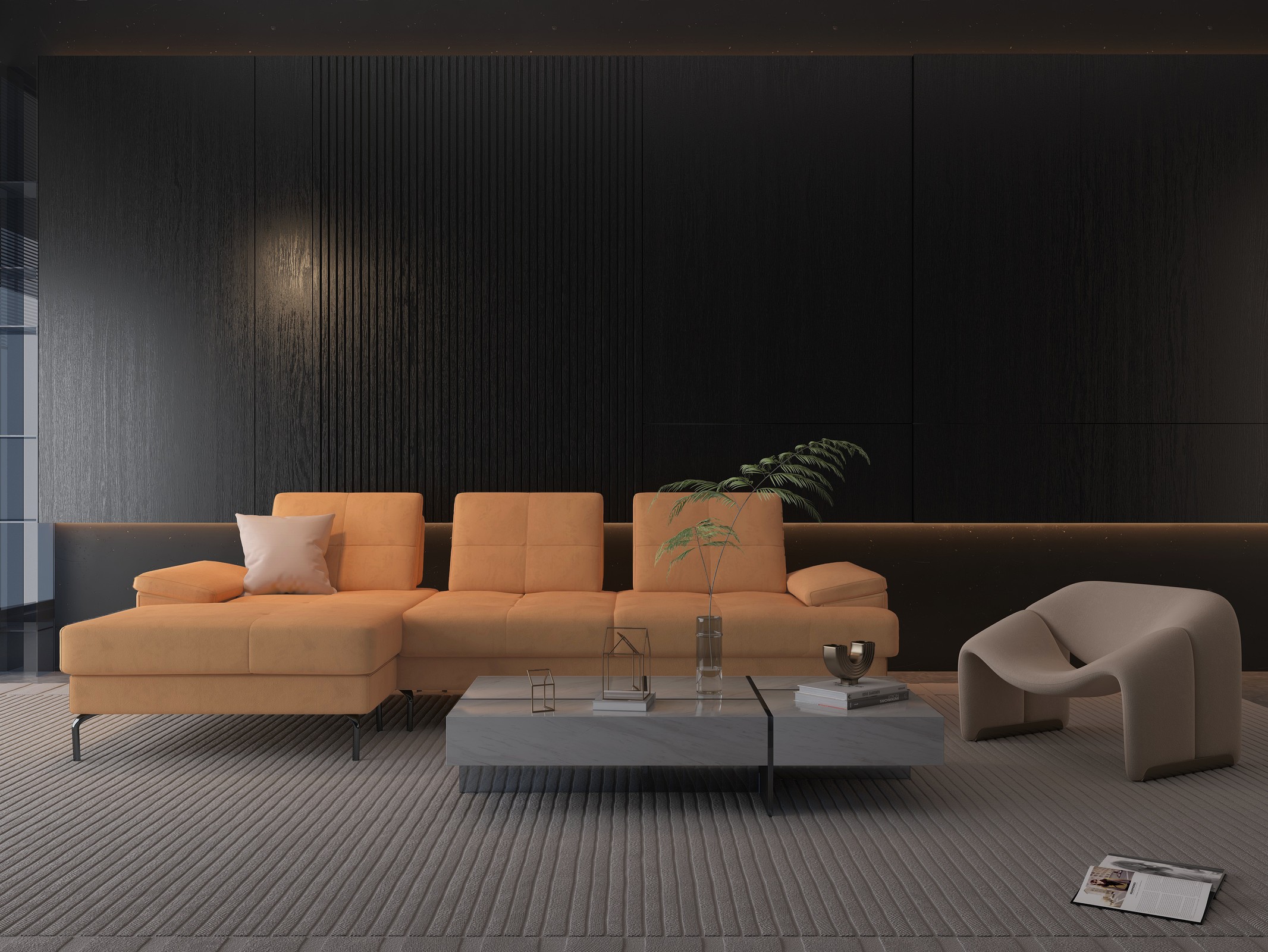 Modellazione di Divani 室内沙发渲染主图