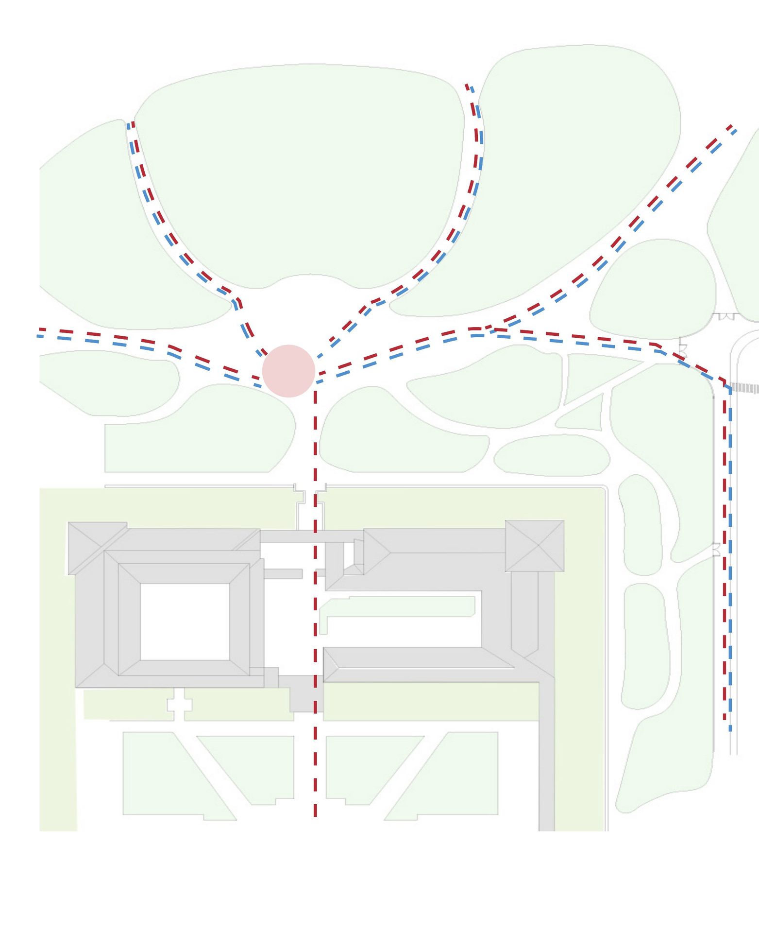 Padiglione di Pai 场地人流分析图
