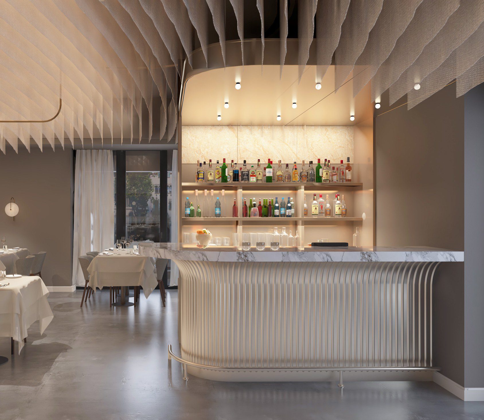 The Kitchen 吧台效果图