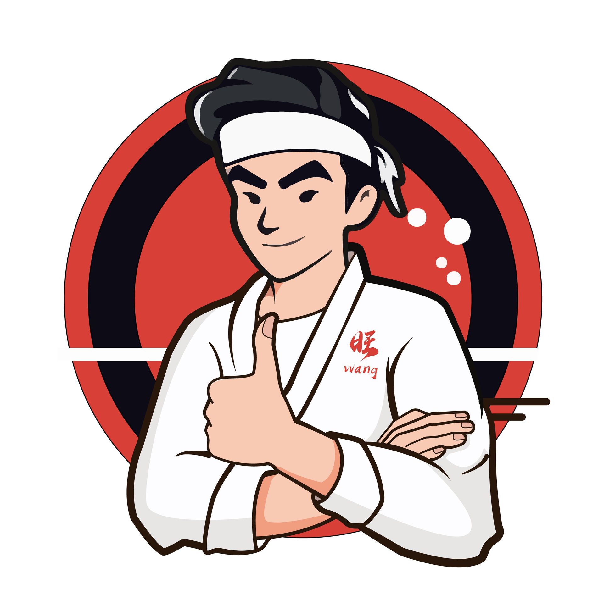 WANG IZAKAYA 餐厅 Logo 视觉设计图